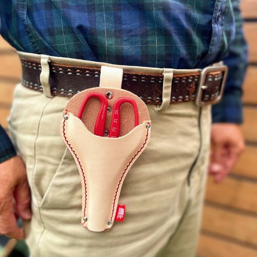 ぶどう摘粒鋏専革ケース